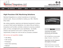 Tablet Screenshot of machinedintegrations.com